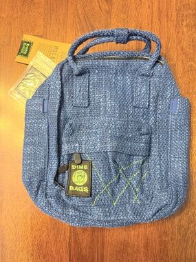 Dime Bags Hot Box Midnight Blue Small Backpack Adjustable Strap Secret Stash